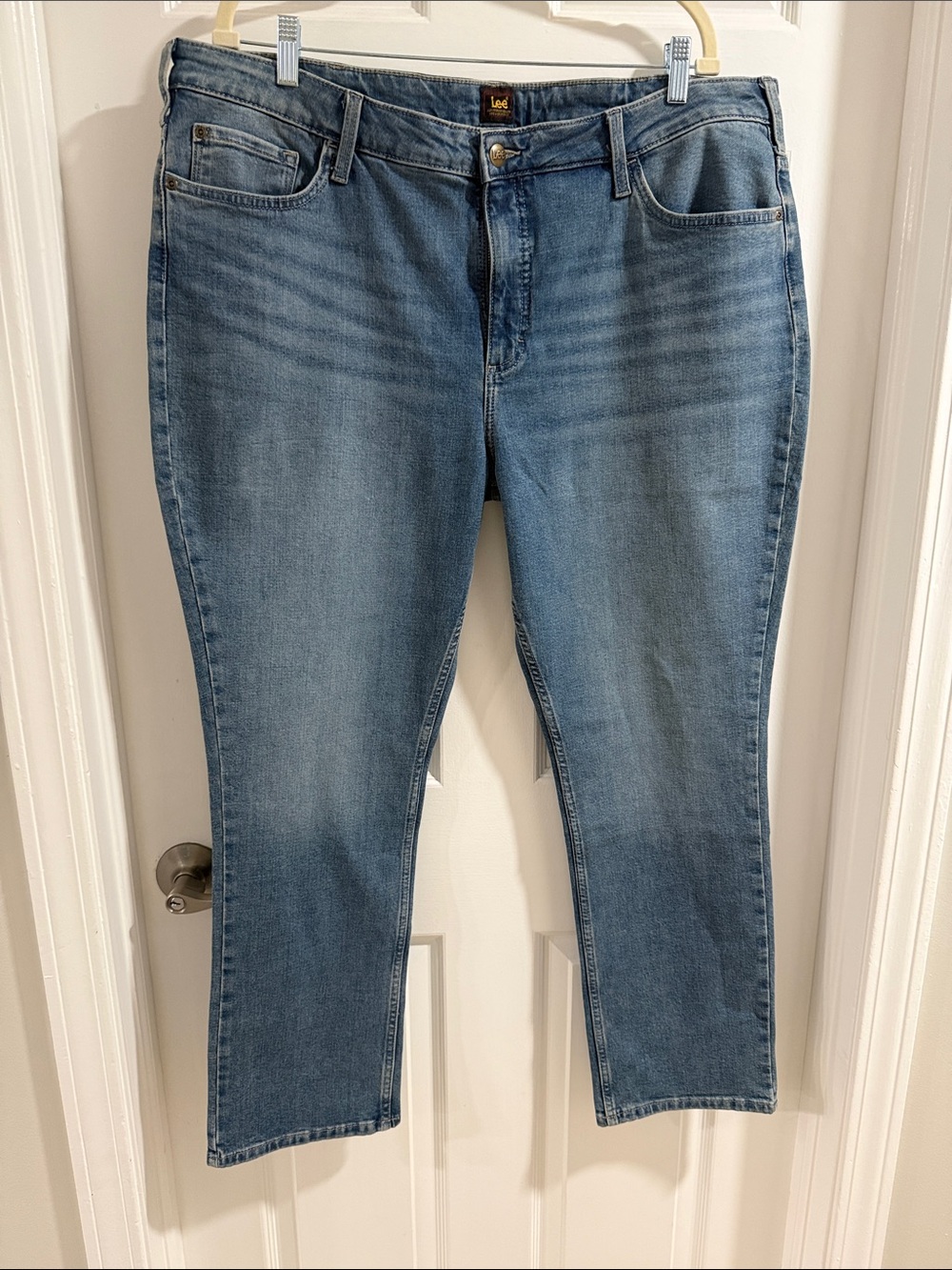 Lee Women's Blue Straight Jeans